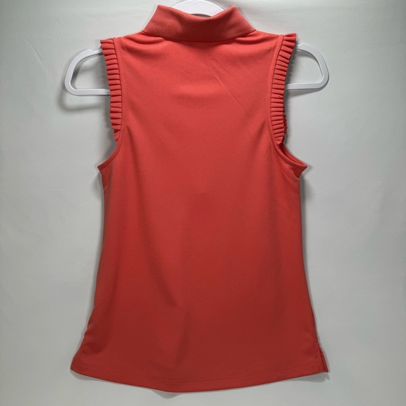 NWT New Walter Lady Hagen Women's Ruffle Sleeveless Golf Polo XS Shirt Tennis - Picture 4 of 6